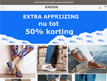 Tablet Screenshot of kroonschoenen.nl
